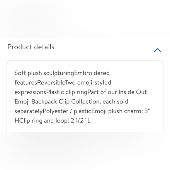 🎄 Disney “Sadness” backpack clip 🎅 - Picture 13 of 13